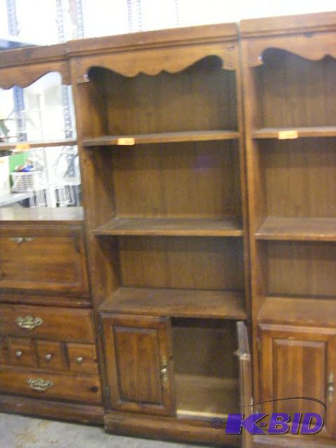Bookcase Section, center section only, doors ...