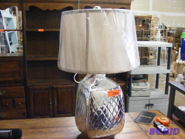 Lamp, brand new, silver color...