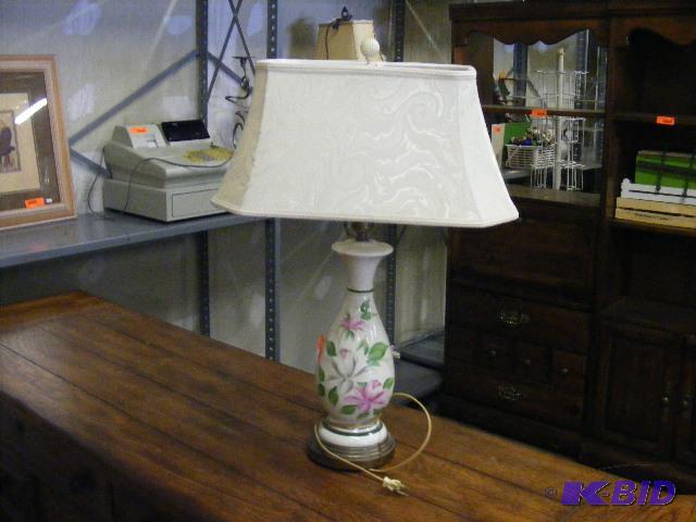 Lamp with shade...