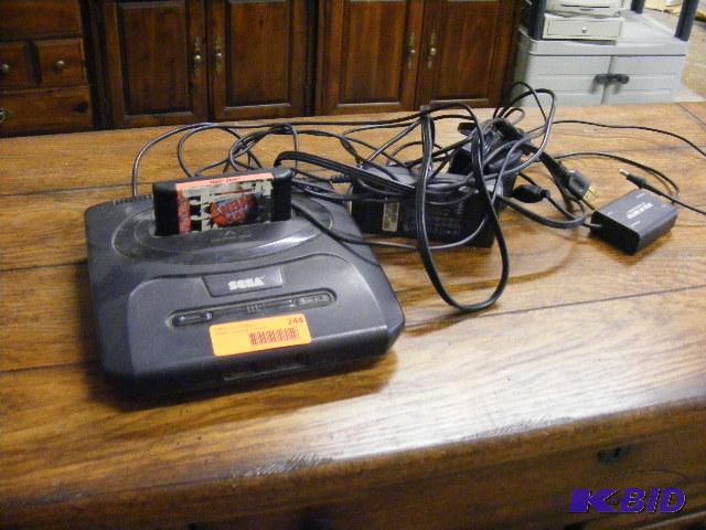 Genesis Sega with NBA Jam game, untested...