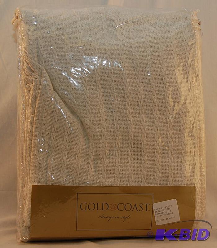 lot 18 image: Gold Coast Cotton FULL Blanket - Ivory