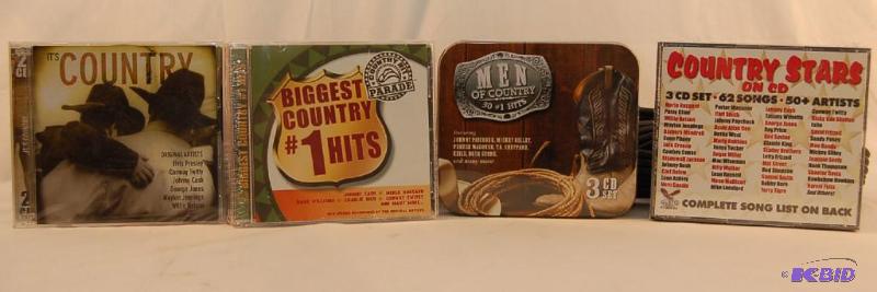 lot 39 image: (4) Country Hits CDs