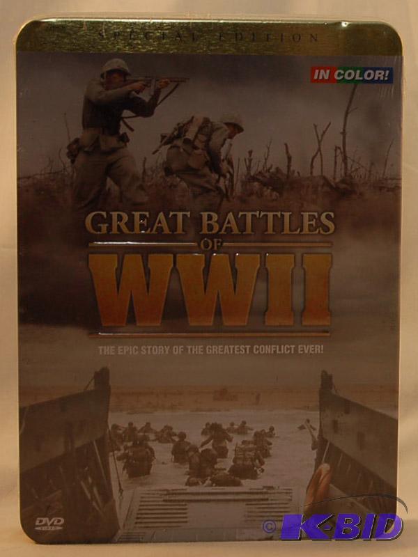 lot 45 image: (2) DVD Sets, Great Battles of WW2