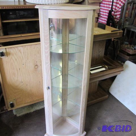 Corner Curio Cabint