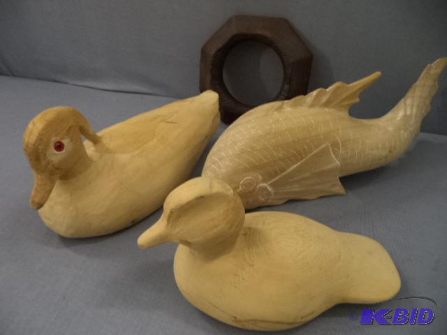 Wood Decoys, Fish