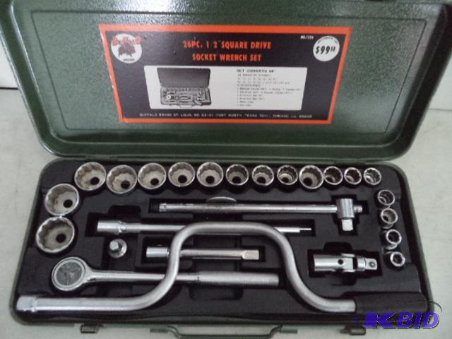 Socket Set, 12in Drive