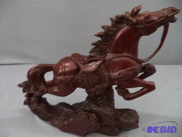 Rearing Horse Statue