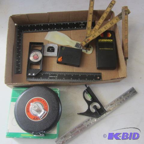 Tapes, Squares, Ruler