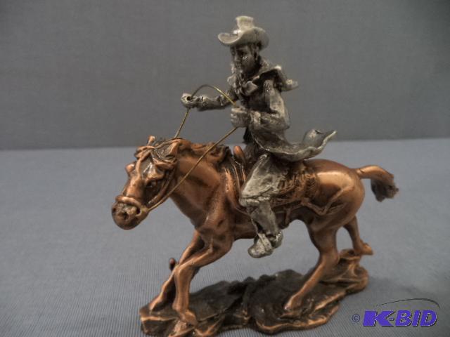 Copper, Pewter Cowboy