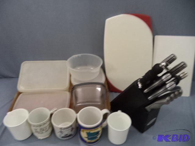 Knives, Boards, Mugs