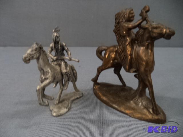 Pewter, Bronze Figures