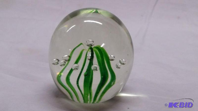 &nbspBlown glass paper weight smaller than a...