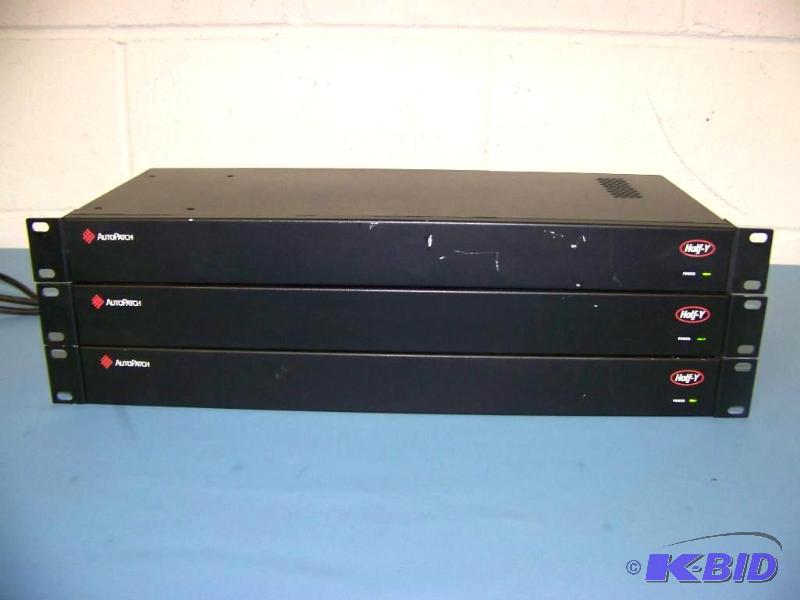 lot 103 image: (3) AutoPatch, Audio Video (AV), Matrix Switchers
