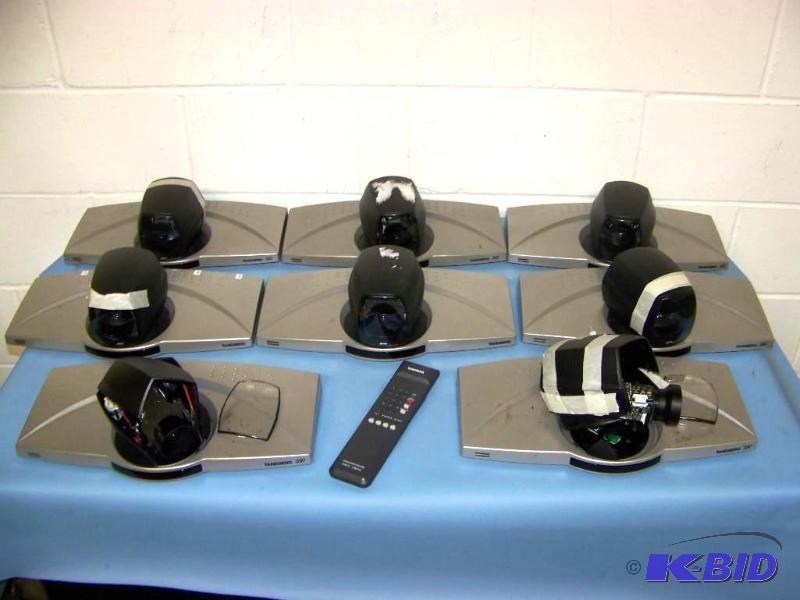 lot 119 image: Tandberg, Video Conferencing Cameras for PartsRepair and (1) Remote Control
