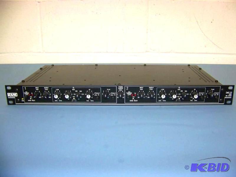 lot 59 image: Rane, 2-Channel, Dual Mic Stage Preamp