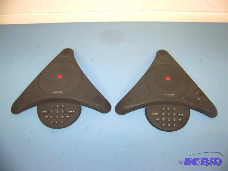 lot 66 image: (2) Polycom, Soundstation Conference Phones