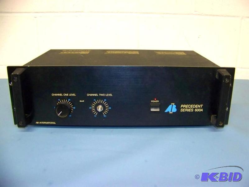 lot 84 image: AB International, Precedent Series, 2 Channel AmplifierAmp