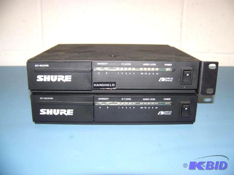 lot 88 image: (2) Shure, MicrophoneMic Receivers