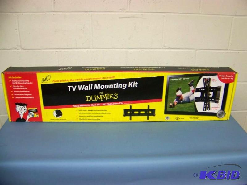 lot 9 image: BellO, TV Wall Mounting Kit for Dummies - BRAND NEW
