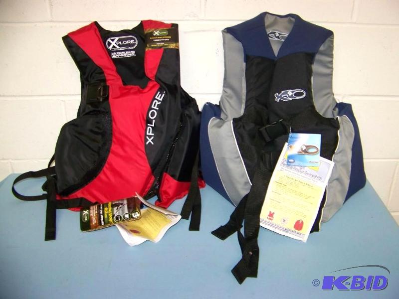 lot 13 image: (2) Life JacketsLife Vests - BRAND NEW