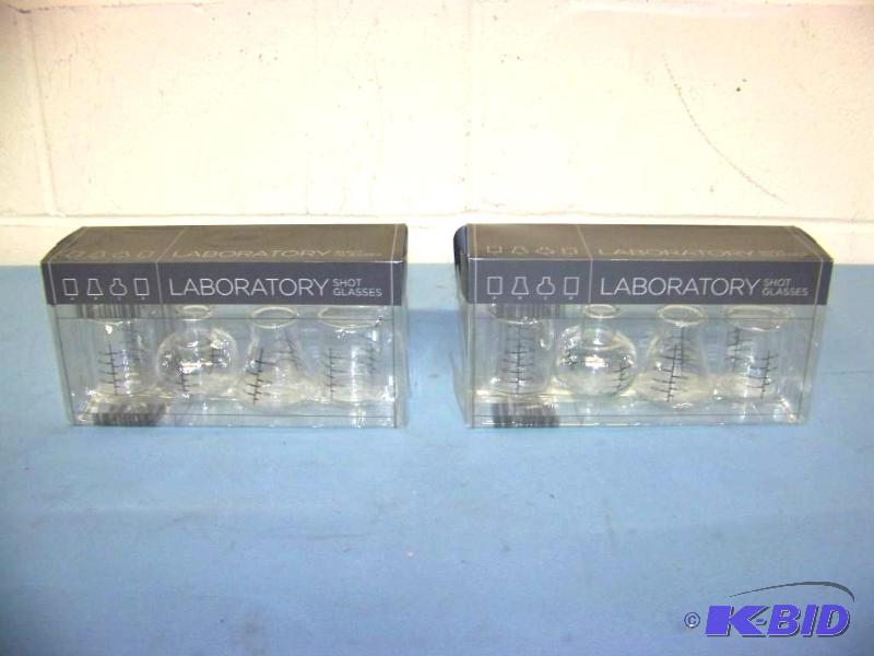 lot 31 image: (2) Packs of Laboratory Shot Glasses - BRAND NEW
