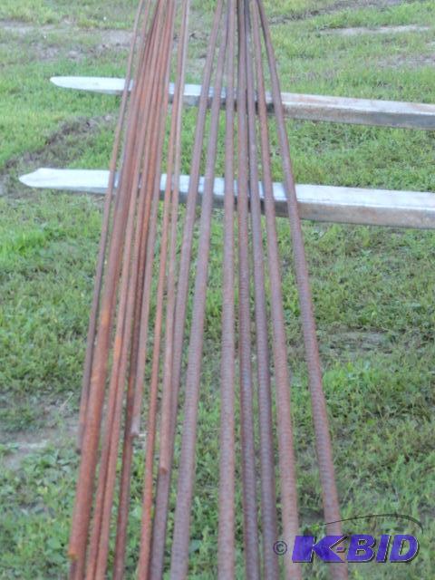 lot 10 image: Rebar in various sizes including 58"...