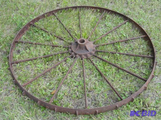 lot 31 image: Steel wheel 35"...