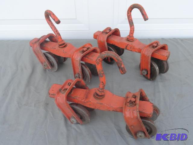 lot 69 image: A set of Trolleys for 2" rails...