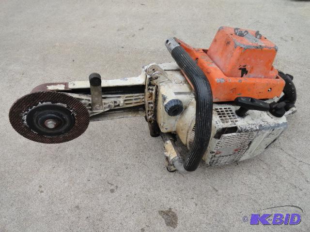 lot 82 image: Stihl T5510 AV Concrete saw, 14" blade, ...