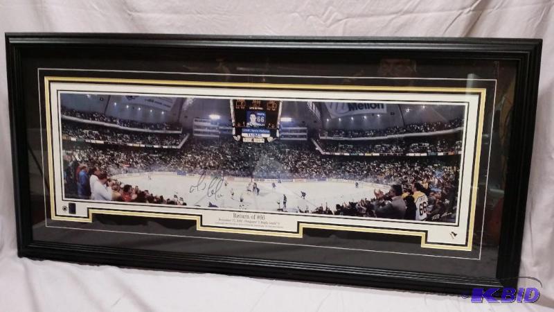 Signed and framed color print of &nbsp&quot...