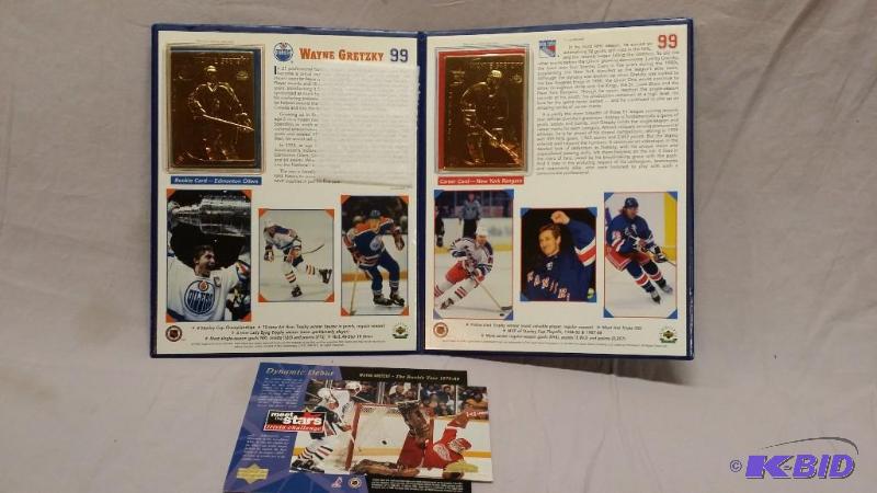 Wayne Gretzky 22K Gold Rookie card and career...