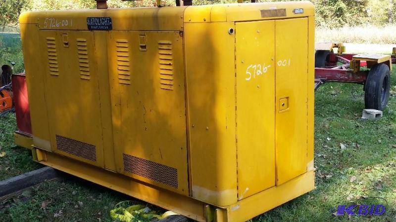 60 KW Skidmount generator with only 552 hours...