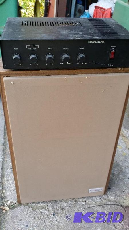 Bogen&nbspAmp and speaker FR12-2&nbsp...