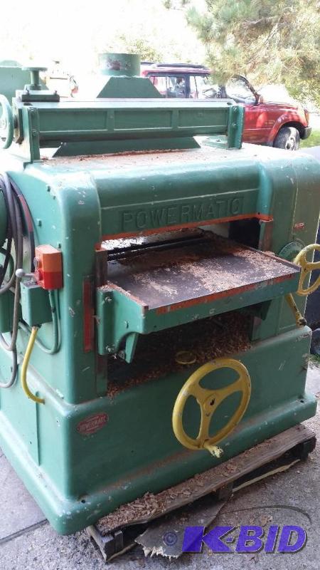 24 Powermatic Plainer 7.5 HP 3 Phase model 2...