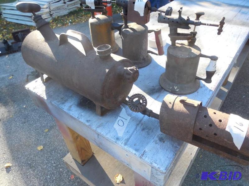 lot 16 image: Antique Torch...