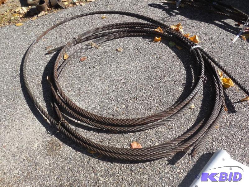 lot 178 image: 12" steel cable...