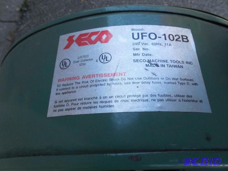 lot 2 image: Seco&nbspSaw Duct Collector Model UFO-102B 2...