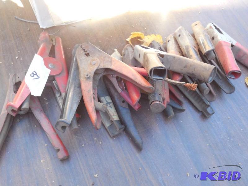lot 87 image: jumper cable ends...