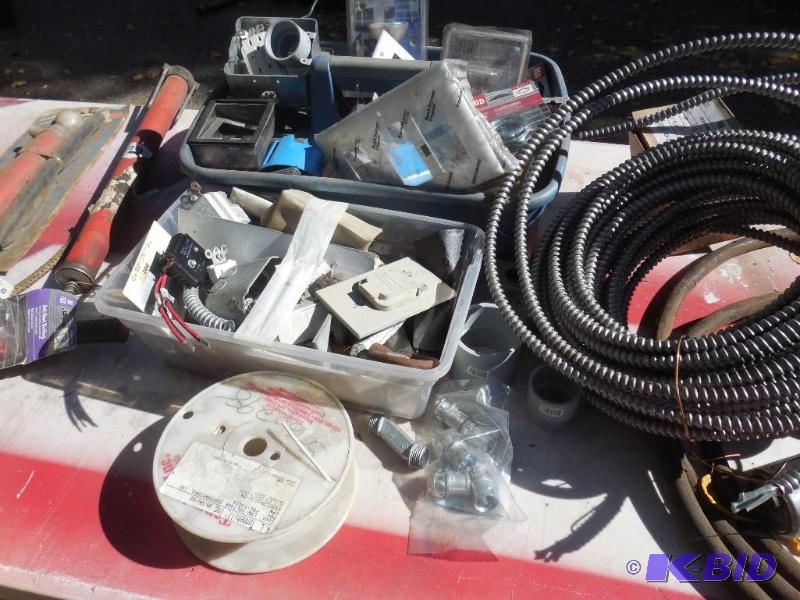 lot 91 image: Misc electrical...
