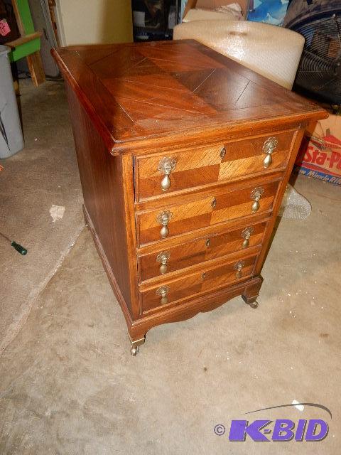 Walnut Side Table.