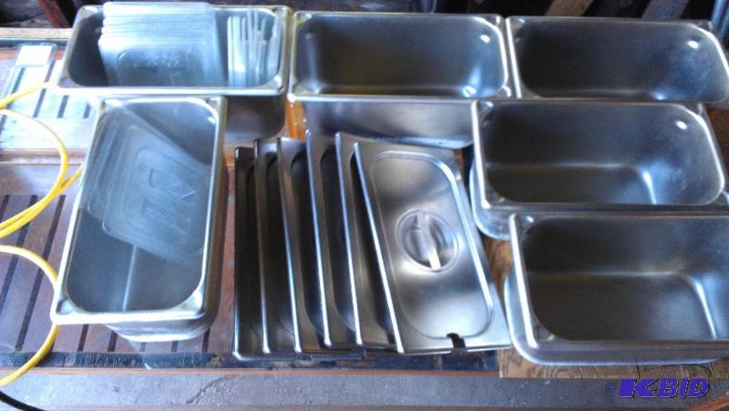 (6) Vollrath Steam Pans. NSF Commercial resta...