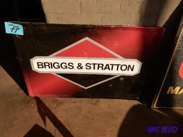 Briggs and Stratton Sign