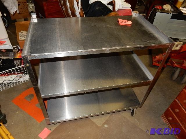 Stainless Steel Rolling Cart