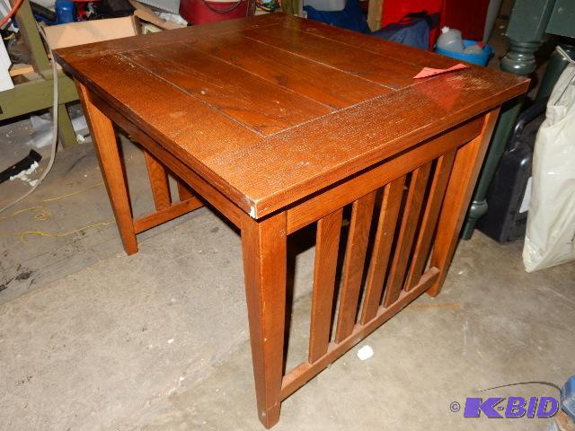 Oak side table