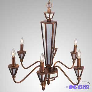 lot 56 image: Mirrored chandelier