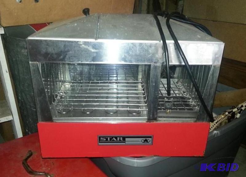 Star Hotdog Cooker with Bun Warmer...