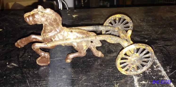 Vintage Horse drawn carriage toy...