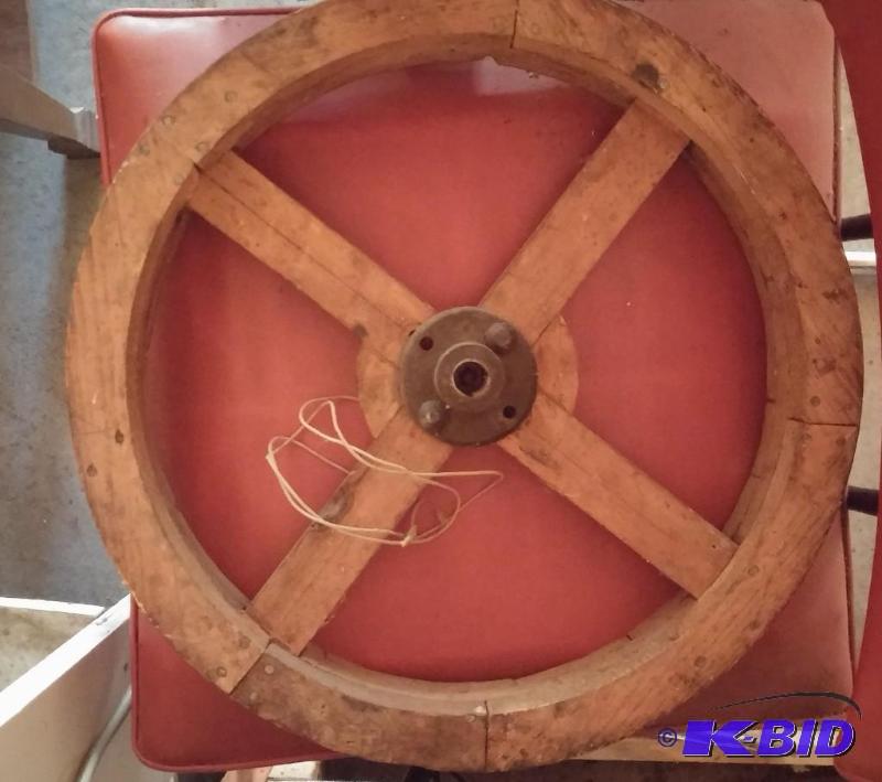 Small Vintage Wagon-Wheelbarrow Wheel...