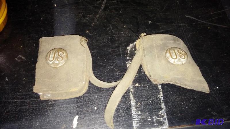 CIVIL WAR- Army horse blinders-Set of 2...
