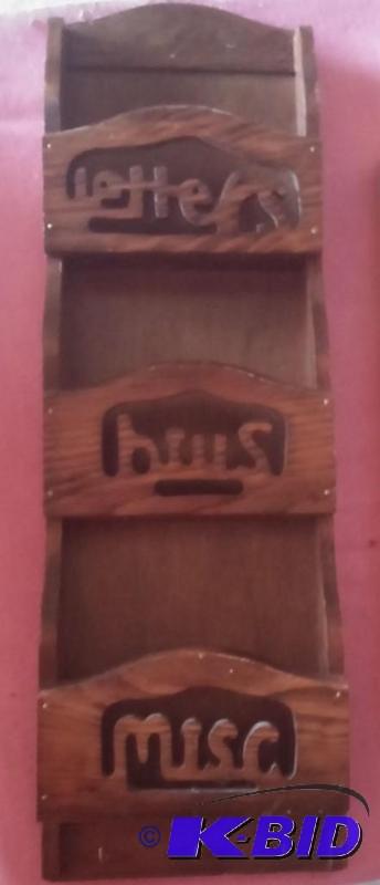 Vintage Letter and Key Holder--Perfect...